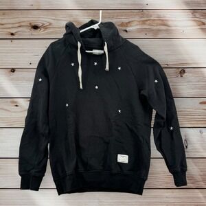 The Editor Italy Sweater Mens Large Italian Hoodie Stars Pullover Cotton